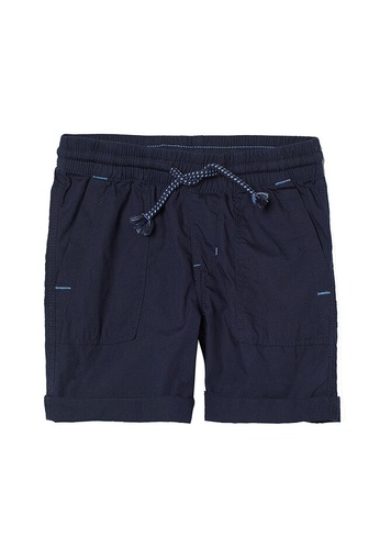 H&M blue Cotton Shorts E6771KA1712C40GS_1