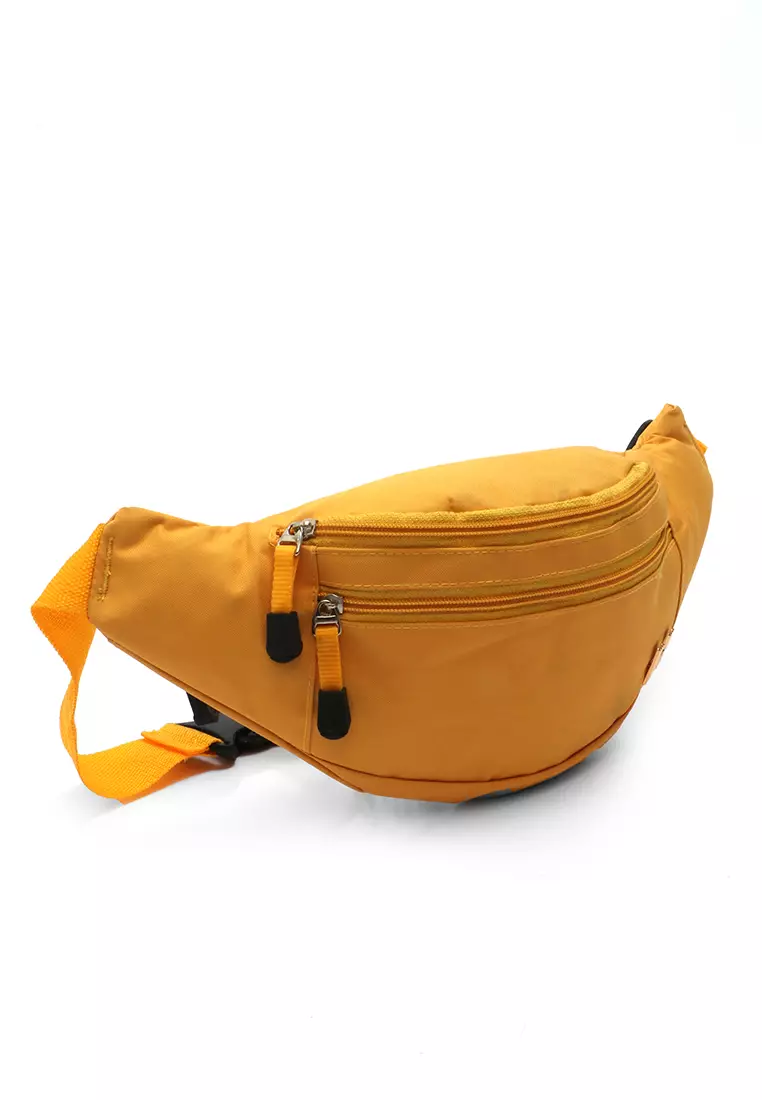 Noice Waisbag unisex Plain Casual Fashion Style Sport Large Storage Material Polyster ORIGINAL - Yellow