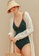 Sunnydaysweety green Korean Style Plain Hiden-Strips Slip One-Piece Swimsuit A21031809GR CC076USEACDB3EGS_8