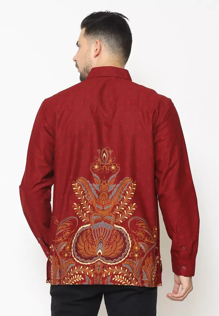 Hadinata Batik Pria Kemeja Panjang Lateef Laila