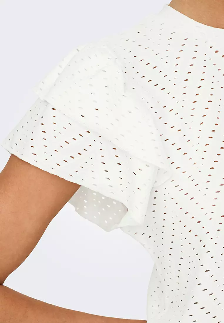 Sleeveless Frill Top