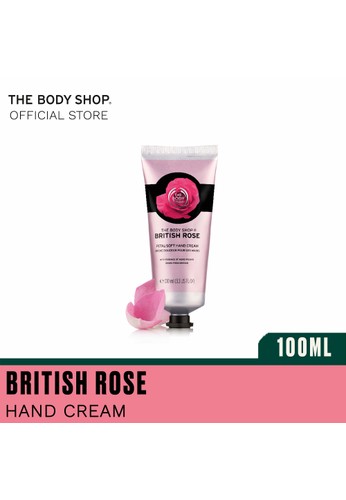 Jual The Body Shop British Rose Hand Cream 100ml Original Zalora Indonesia