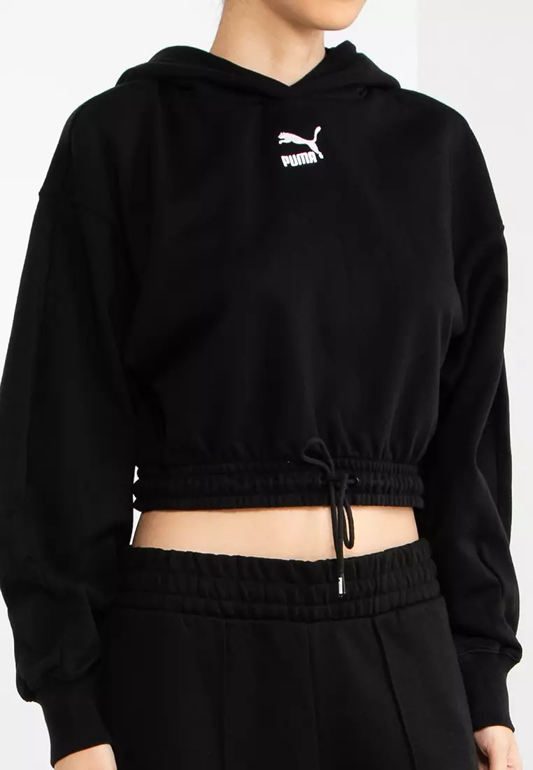 Puma women's store cropped hoodie