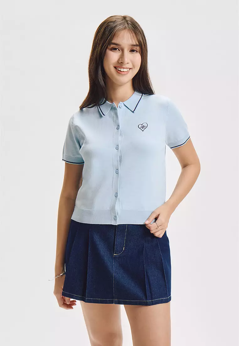 Semi-Cropped Relaxed Polo