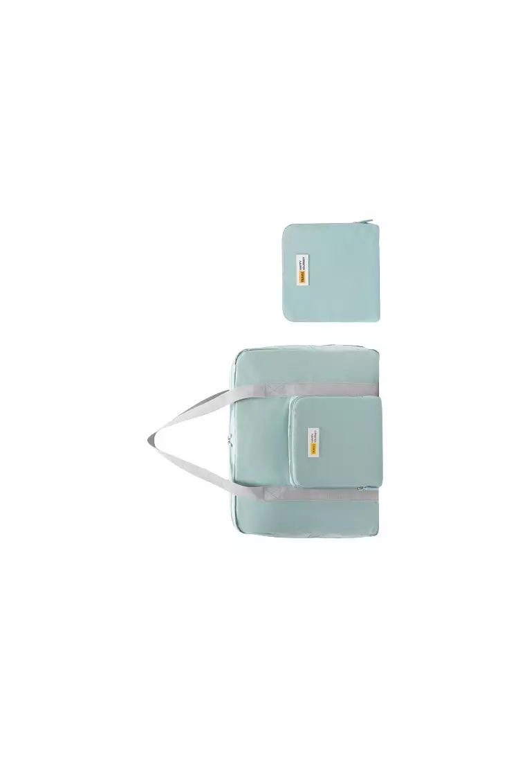 Tas Jinjing Lipat Koper Bagasi Duffel Bag Travel Blue