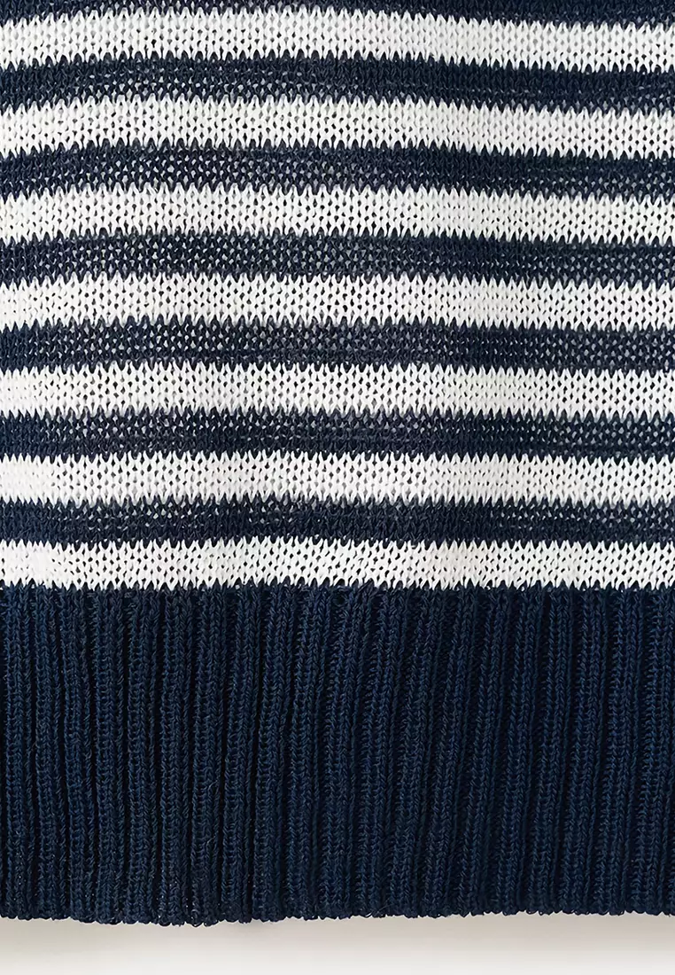 Crop Striped Sweater