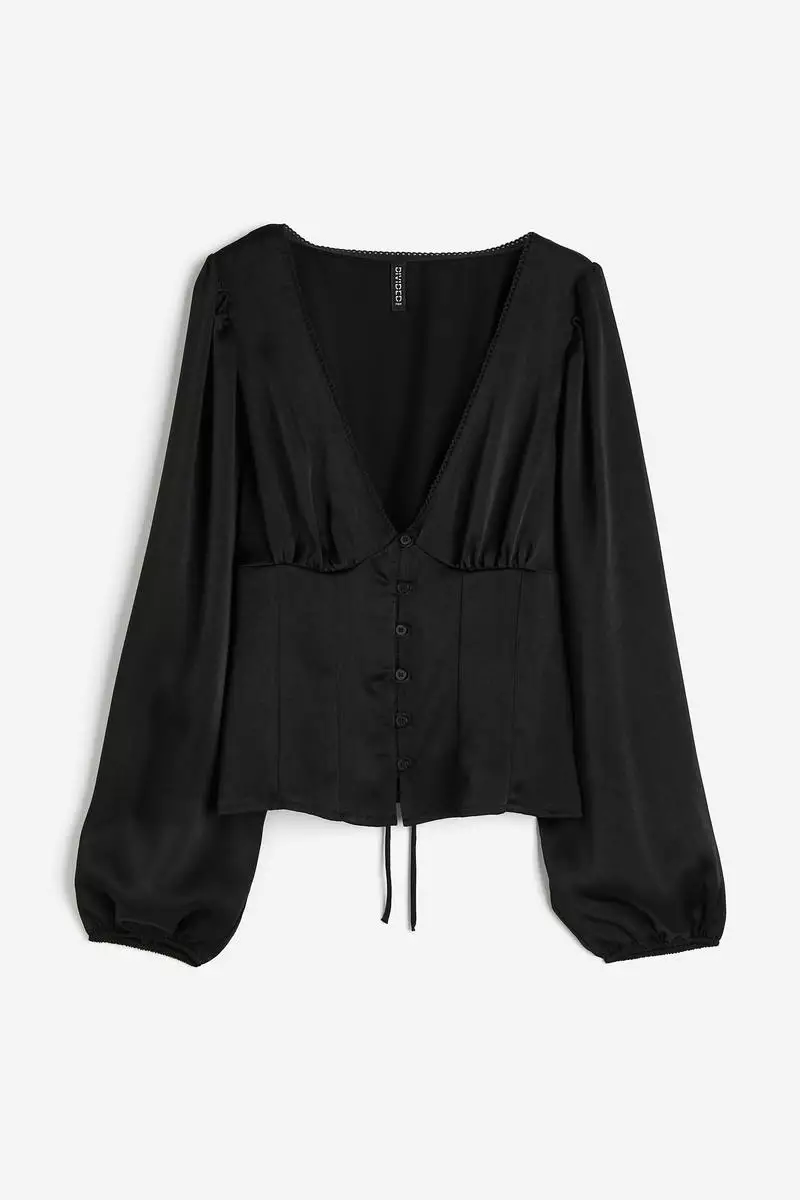 H&m balloon sleeve sweater online