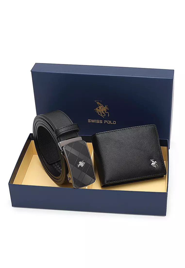 Buy Swiss Polo 35mm Automatic Buckle Belt - Black 2024 Online