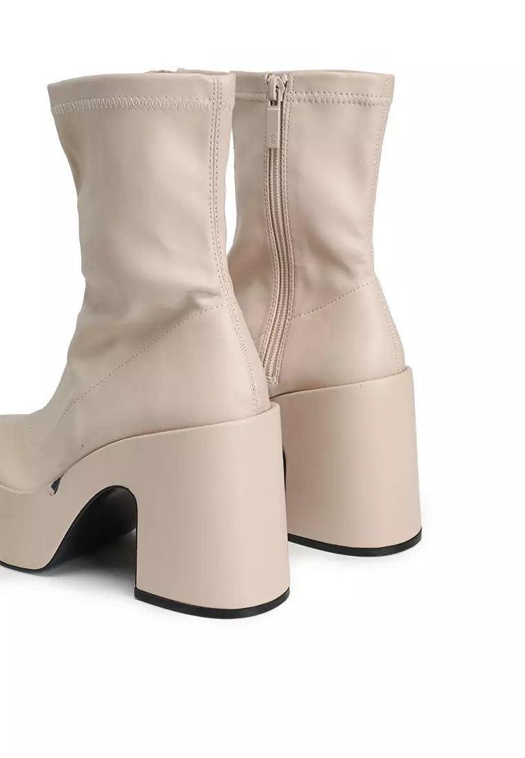 ZARA Heeled Ankle Boots 2025 Buy ZARA Online ZALORA Hong Kong