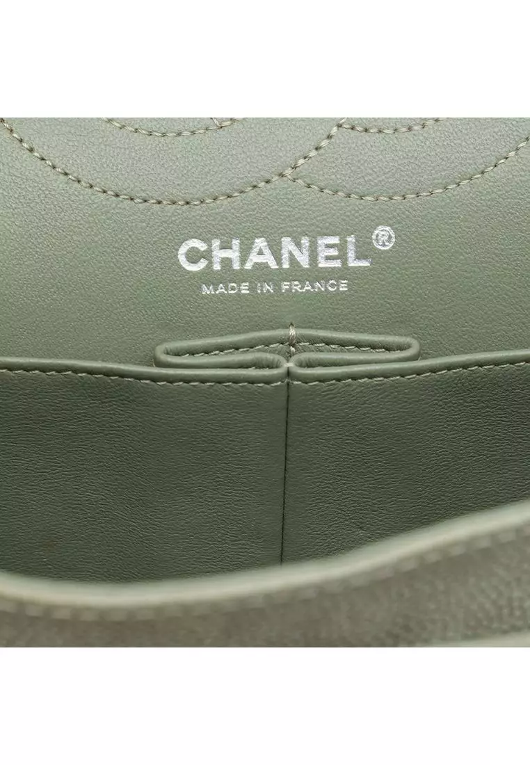 Pre-Loved Chanel Quilted Caviar Reissue 2.55 Double Flap 226