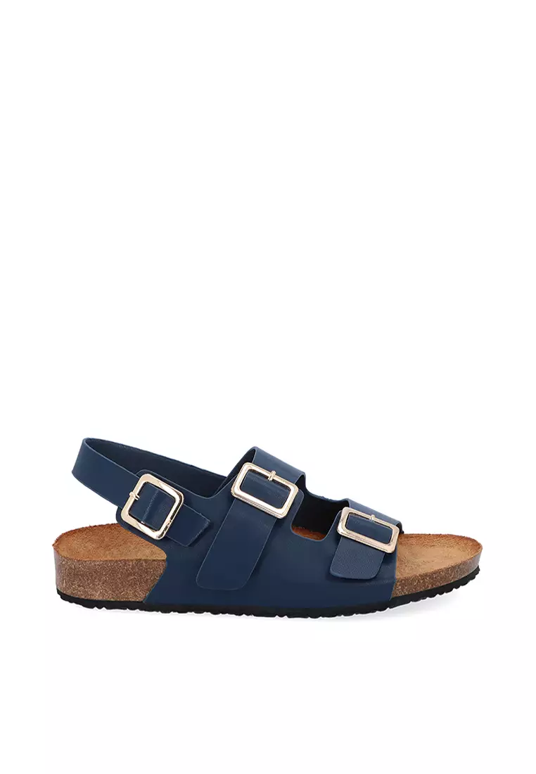 Discount on Carlo Rino  shoes - SKU: Dark Blue Ventura Flats