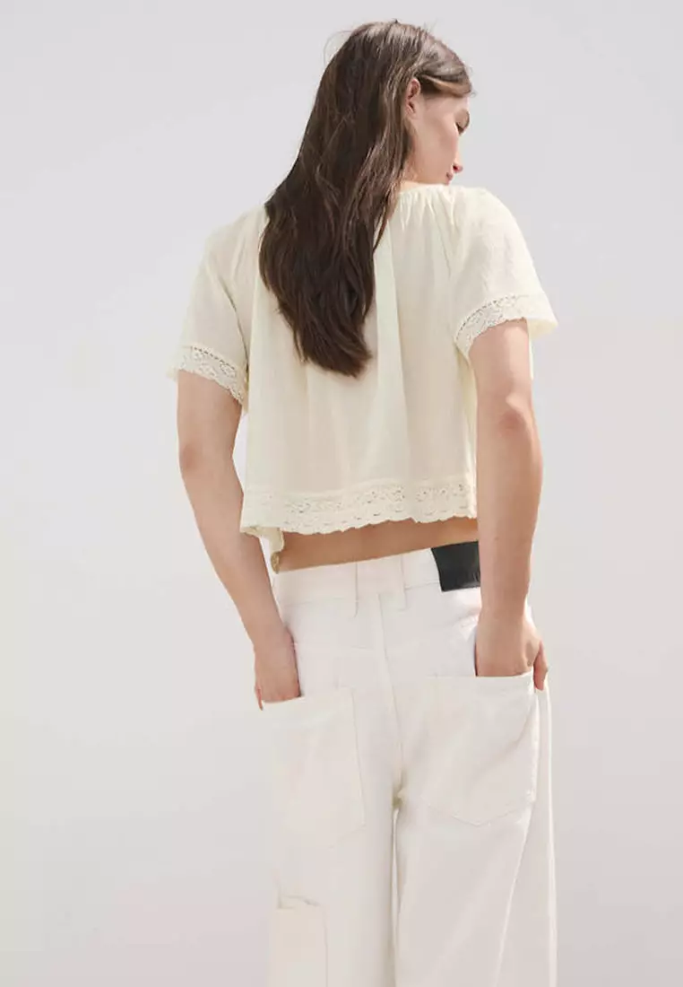 Cotton Lace Blouse