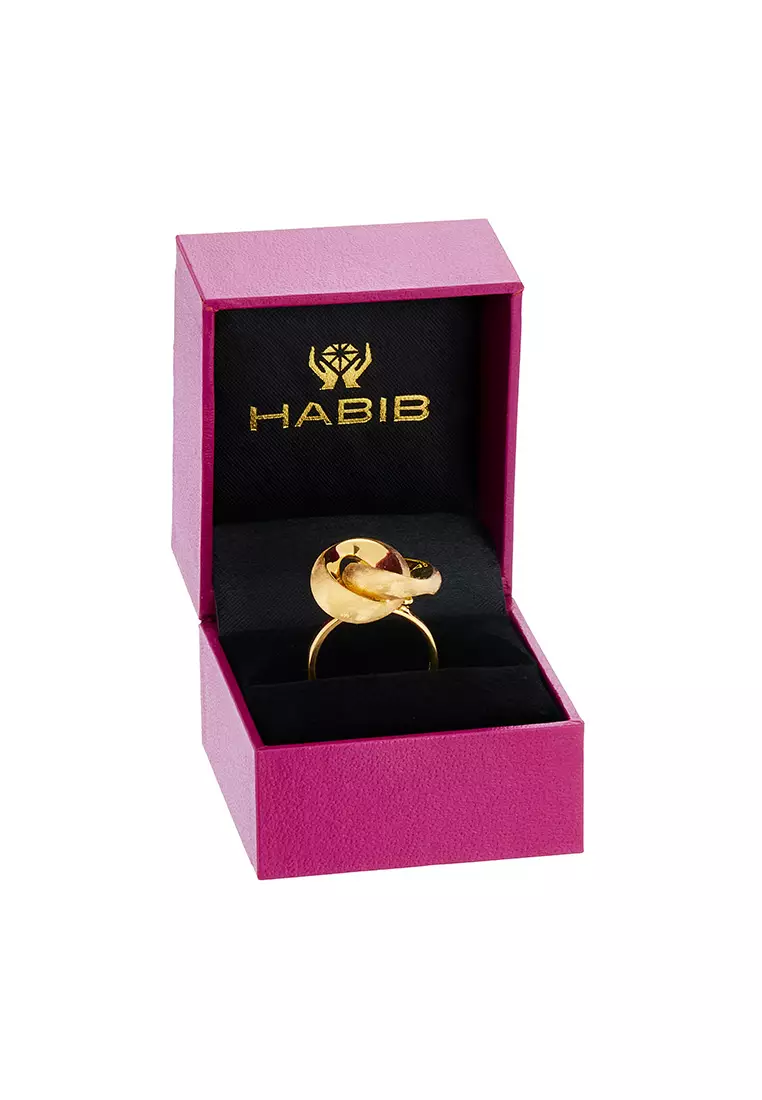 HABIB Oro Italia 916 Yellow Gold Ring GR55330624 (22K Gold)