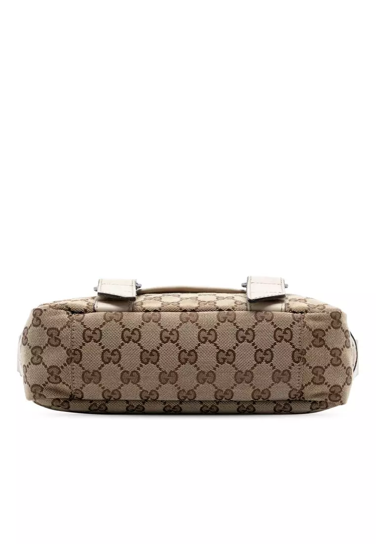 Pre-Loved Gucci Gg Canvas Crossbody