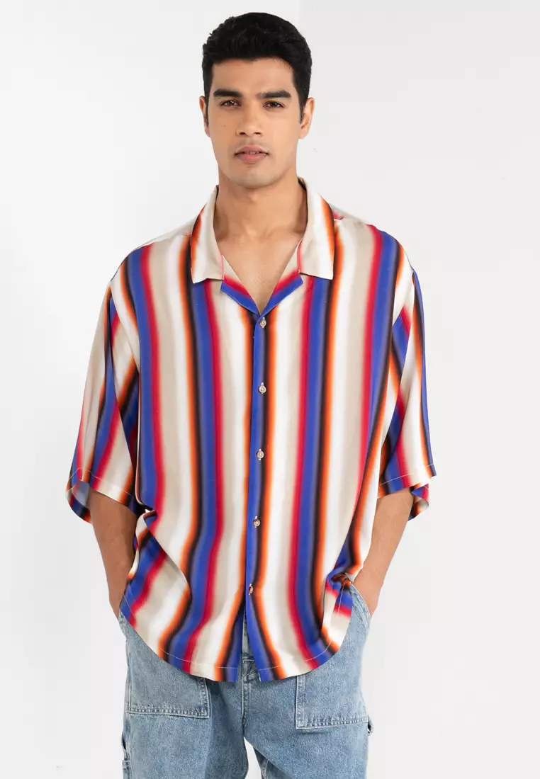 Dropped Shoulder Oversized Revere Shirt
