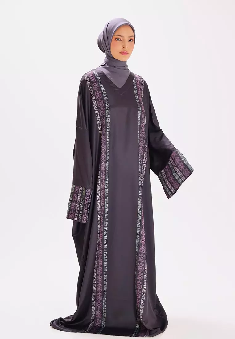 Ria Miranda Charcoal Layla Mukena Abaya