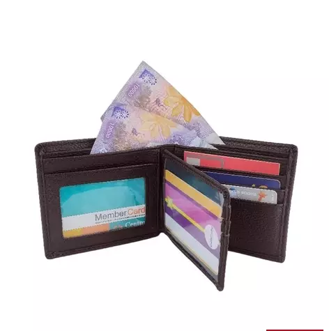 Grandir Dompet Lipat Pria Short Wallet Hitam 0911421802BLA