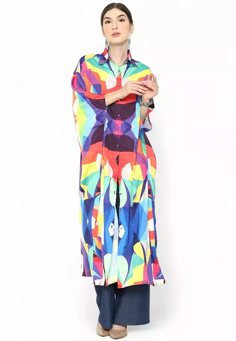 Kanzi Collared Kaftan