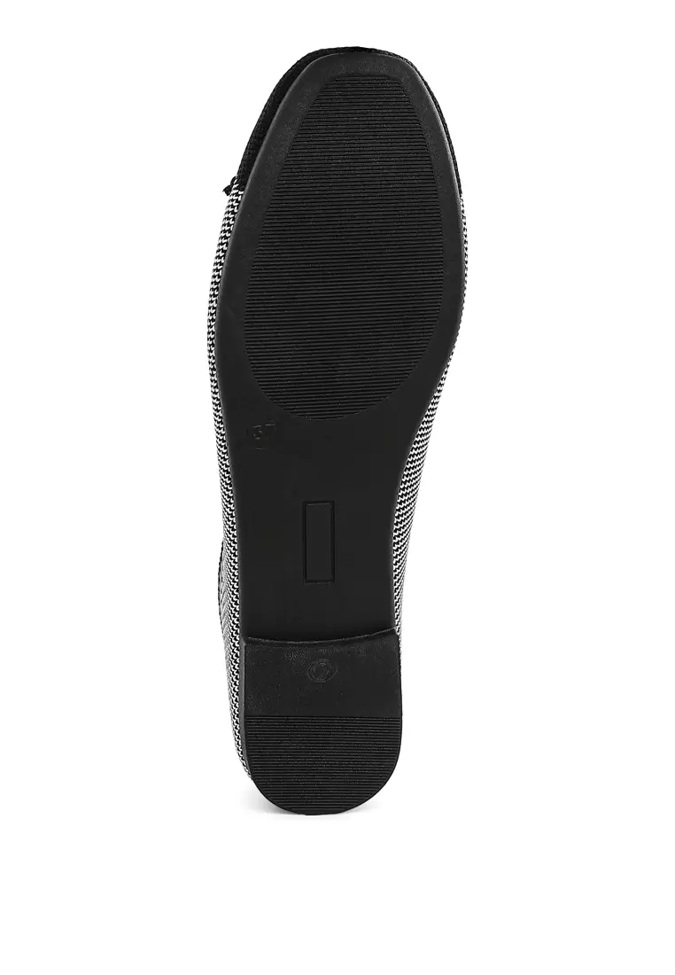 London Rag Two Tone Ballerinas in Grey/Black 2026 | Buy London Rag ...