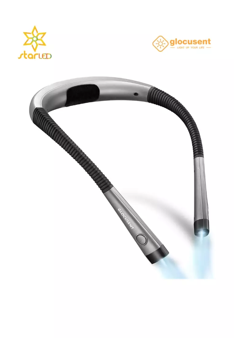 Buy Glocusent Glocusent LED Neck Reading Light, Book Light for Reading in Bed, 3 Colors, 6