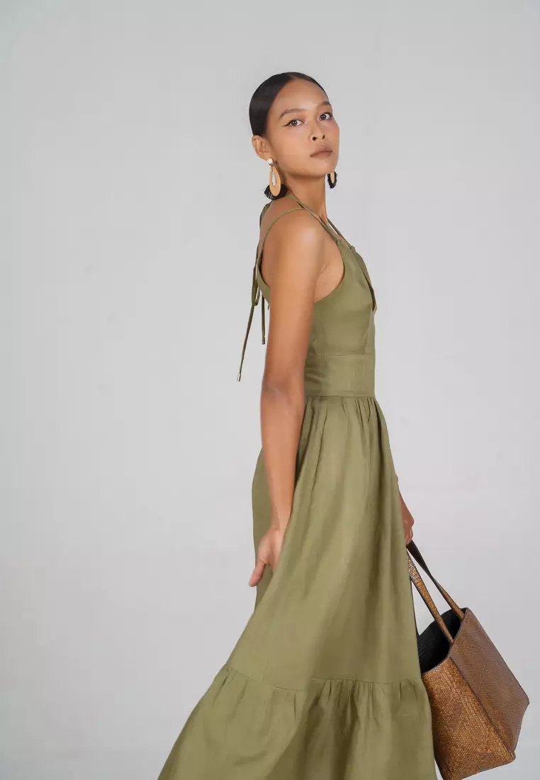 New Linen New Horizone Maxi Linen Dress