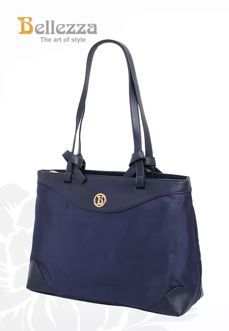 Bellezza Tote Bag BHW324 Blue Comb
