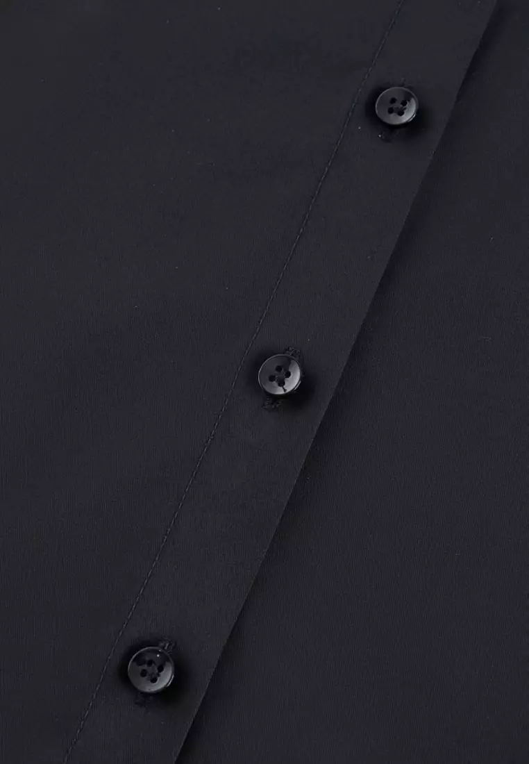 Easy Care Cotton Nylon Spandex Fine Twill Shirt