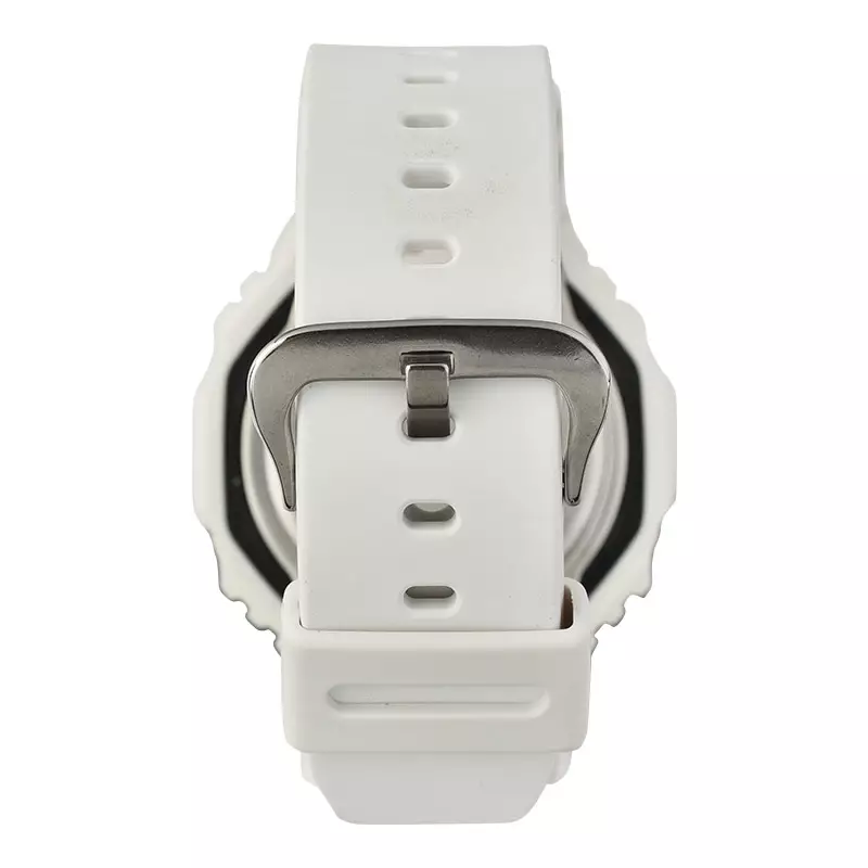 Jam Tangan Unisex Casio G-Shock X ITZY GA-2100WS-7ADR CasiOak Seasonal Collection Digital Analog Dial White Resin Band