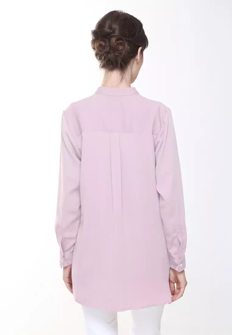 Eva Suit Top in Soft Pink