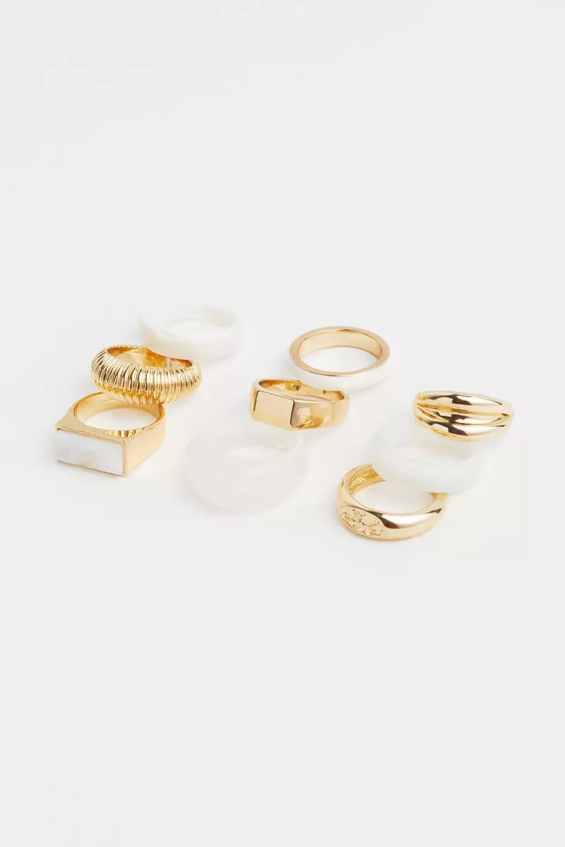 H&m 3 pack on sale rings