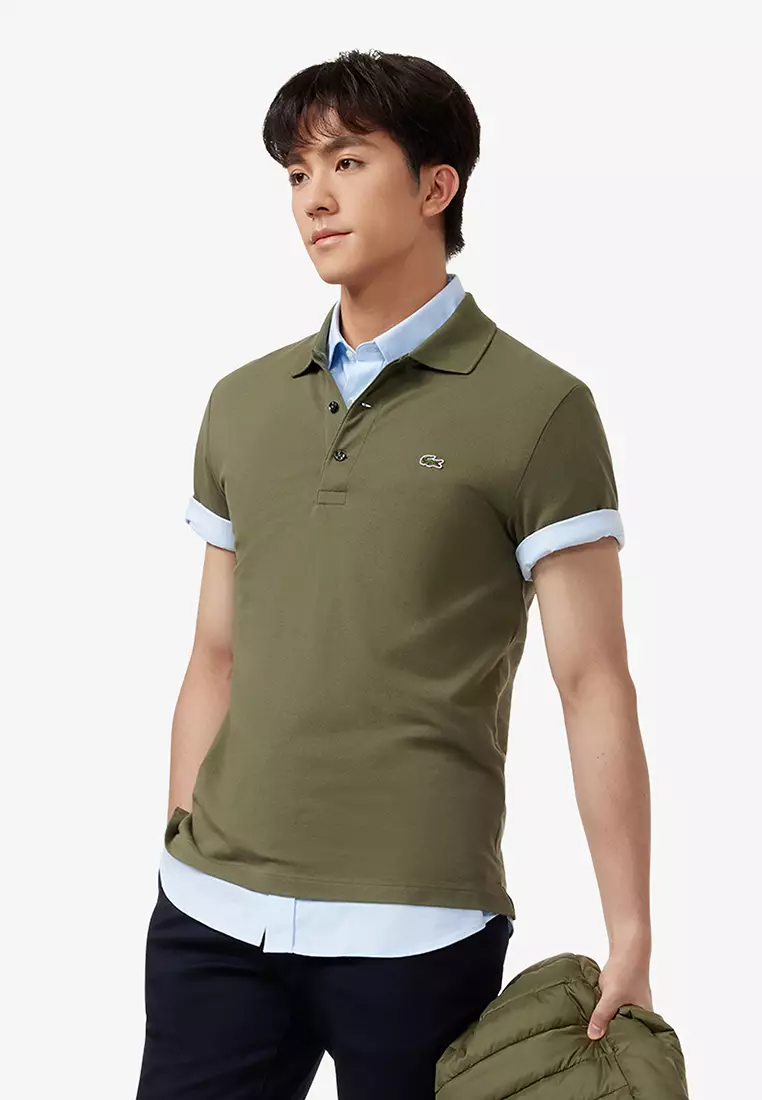 Slim Fit Stretch Piqué Polo Shirt