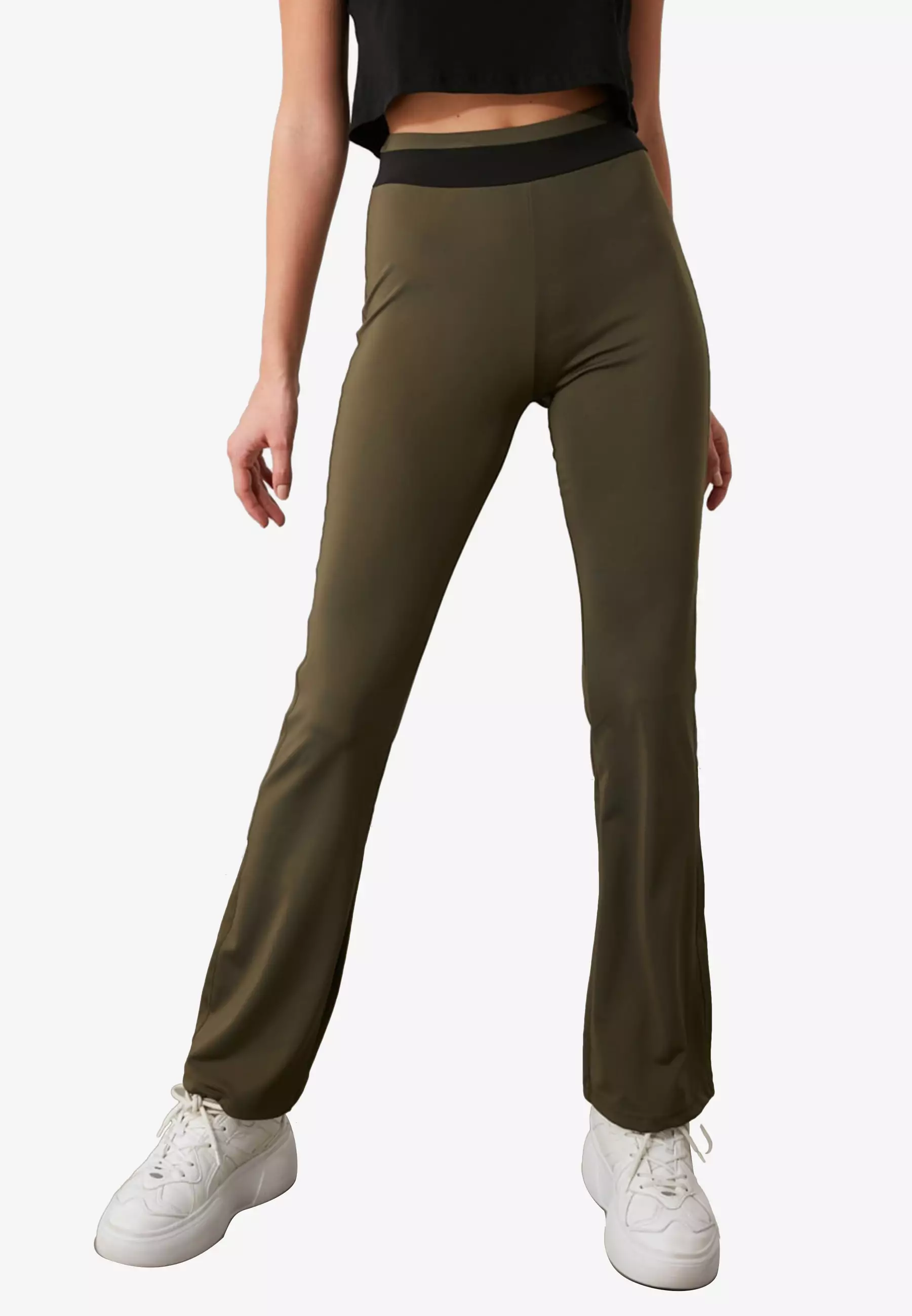 Nike Sweatpants - Brown - High Waist - Trendyol