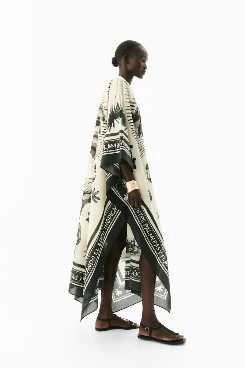 Oversized kaftan dress