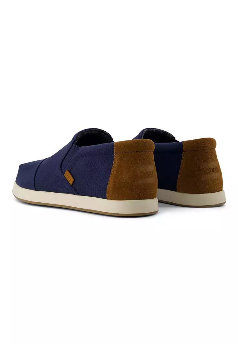 Men Alp Fwd Mid Vintage Twill Slip On Espadrille - Navy