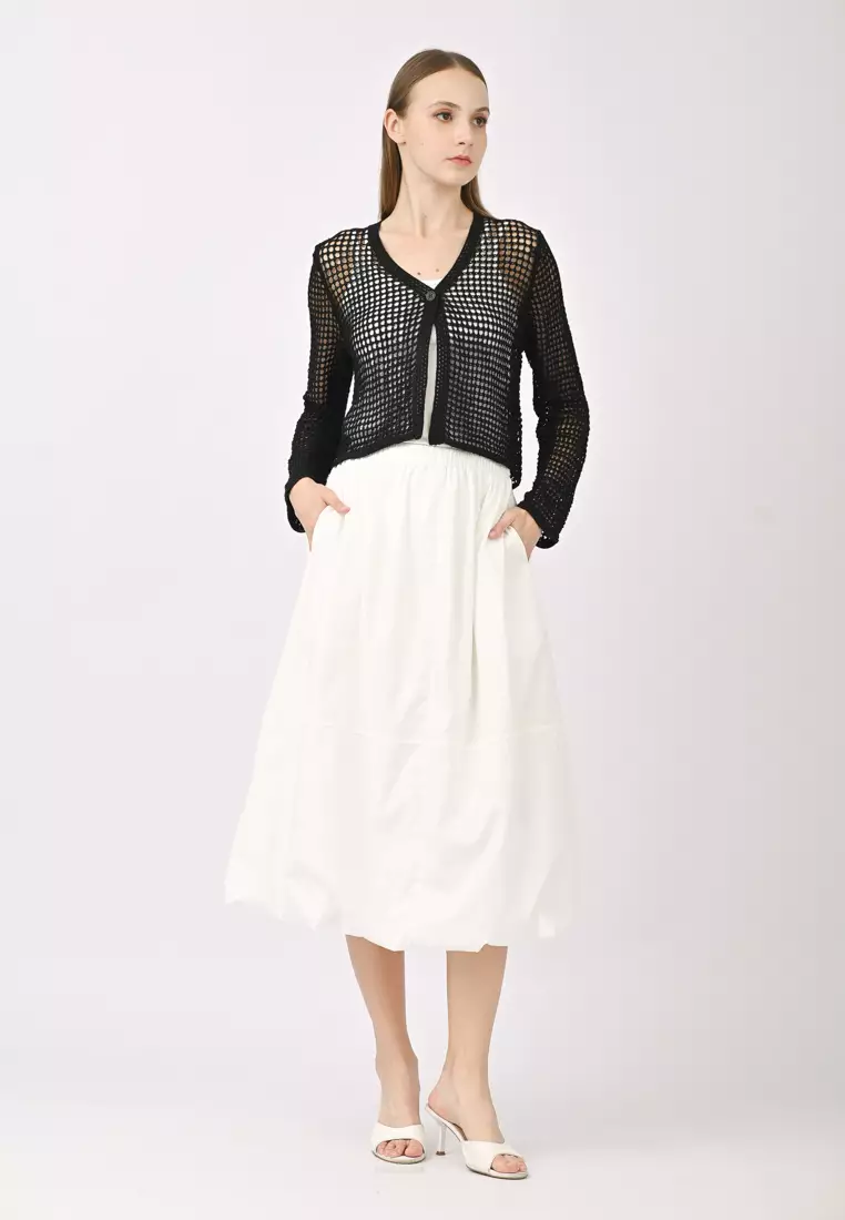 Eyelet Outer Cardigan