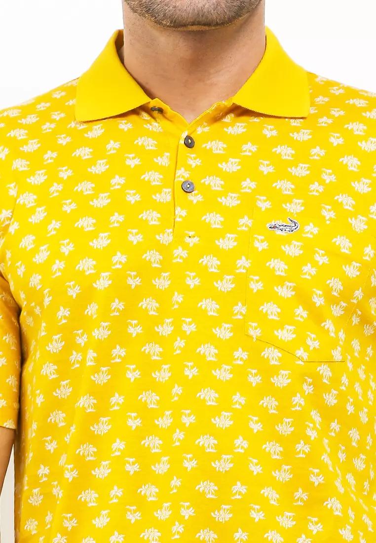 Crocodile DIAMOND 1765 Yellow - Kaos Kerah Pria Men Polo Original Relax fit - Katun