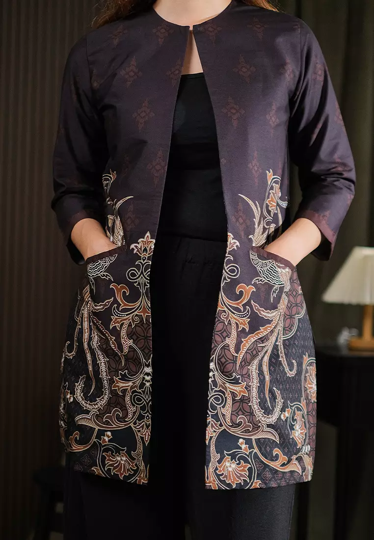 Hadinata Batik Wanita Outer Furing Superfine Garlina Gaundra