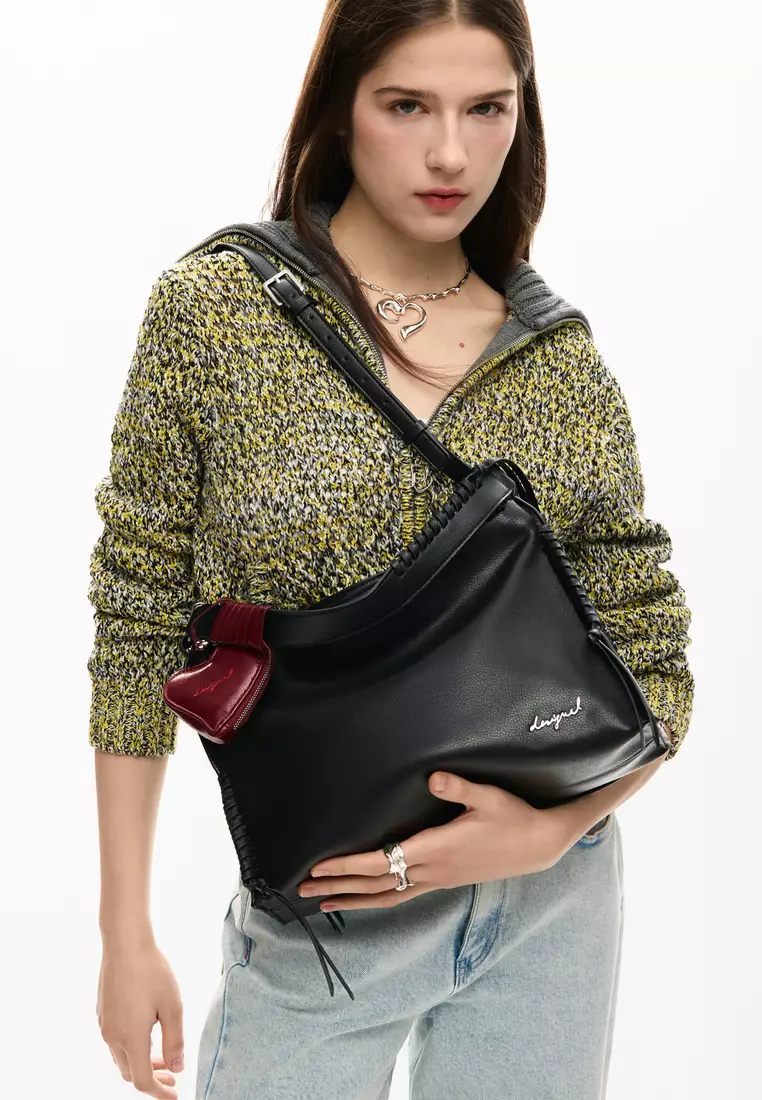 Medium bag with heart charm