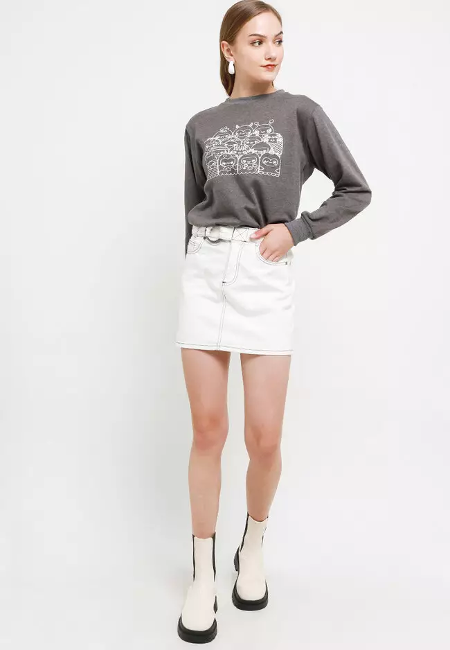 Sweater Long Sleeve Print