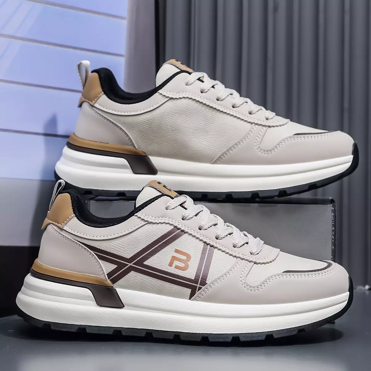 LURAD Sneakers Cowok Kado Ulang Tahun Bermanfaat QNA2523