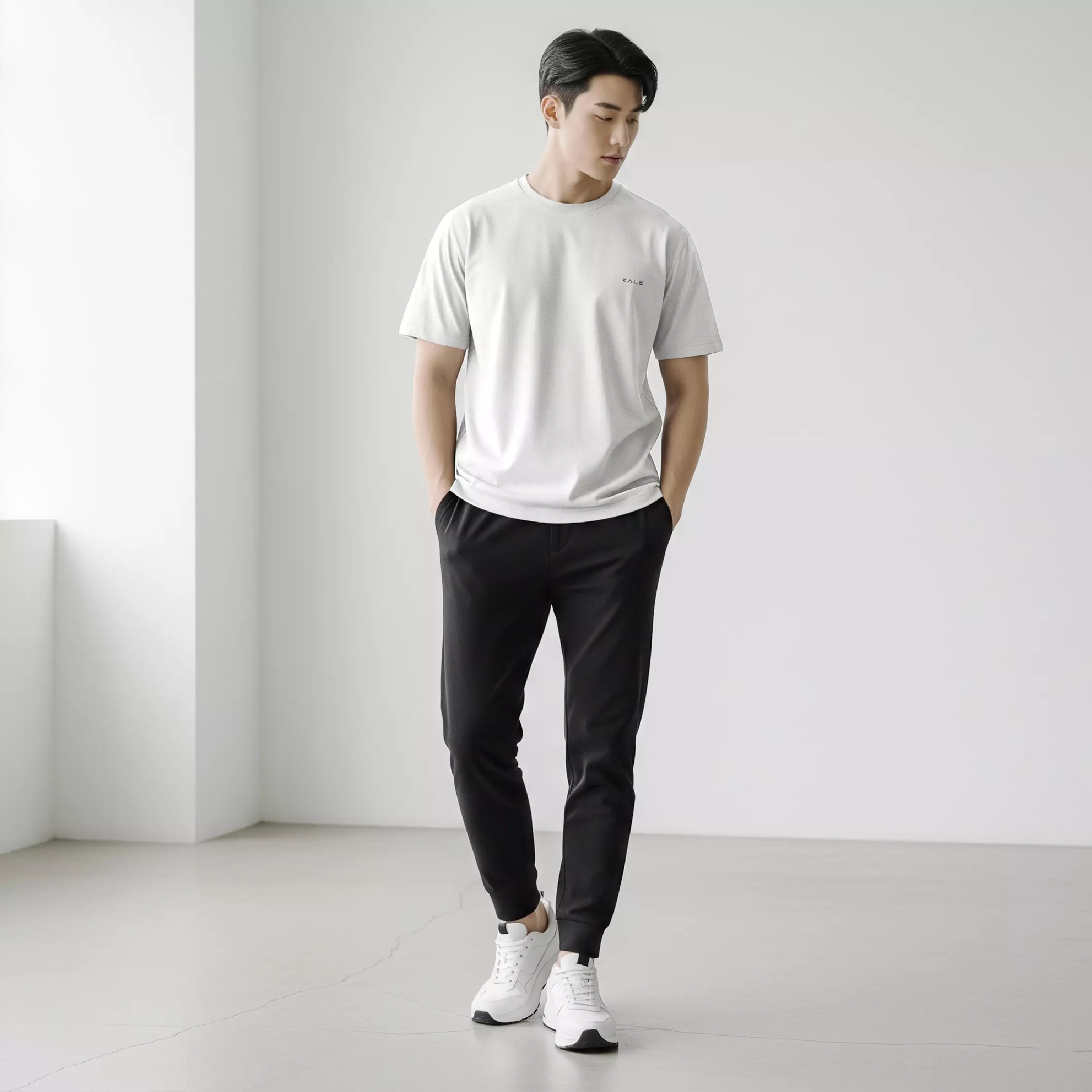Kale ARION REGULER WHITE Organic Cotton | T-Shirt Basic