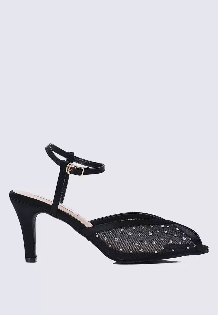 Discount on My Ballerine  shoes - SKU: My Ballerine Ravenna Comfy Heels In Black