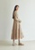 TAV beige [Korean Designer Brand] Cotton Jersey Maxi Dress - Beige 815E6AAF5A68CEGS_4