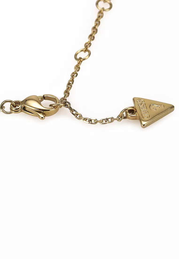 Gold guess necklace new arrivals