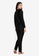 PINK N' PROPER black Modest Azra Floral Muslimah Swimwear Set ACF15US0144E49GS_2