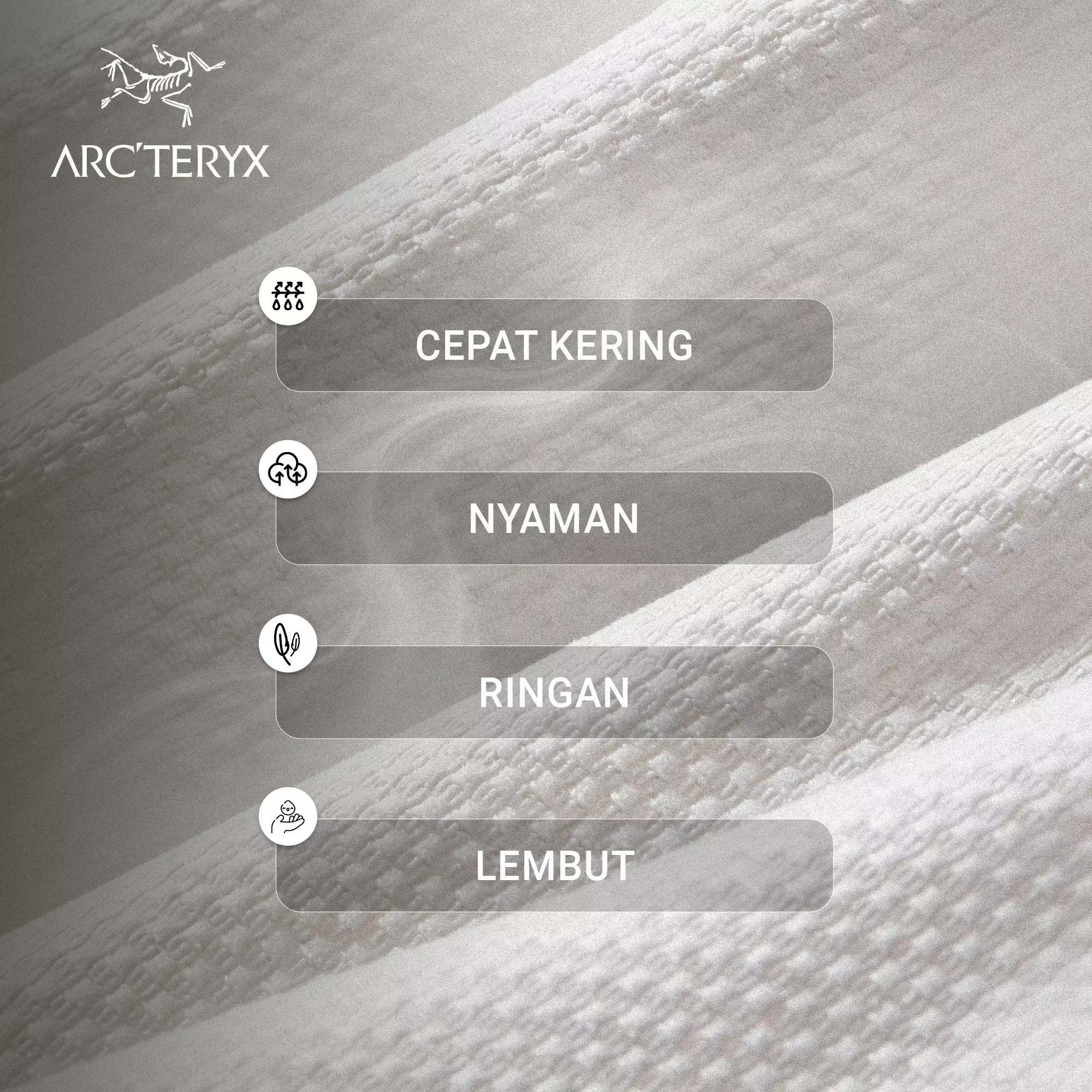 ARC'TERYX GELIDUS – Kaos Pria Outdoor Breathable