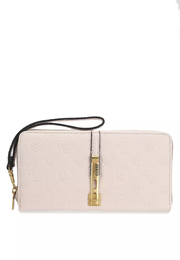 Guess camy slg large clutch shop organizer coal multi