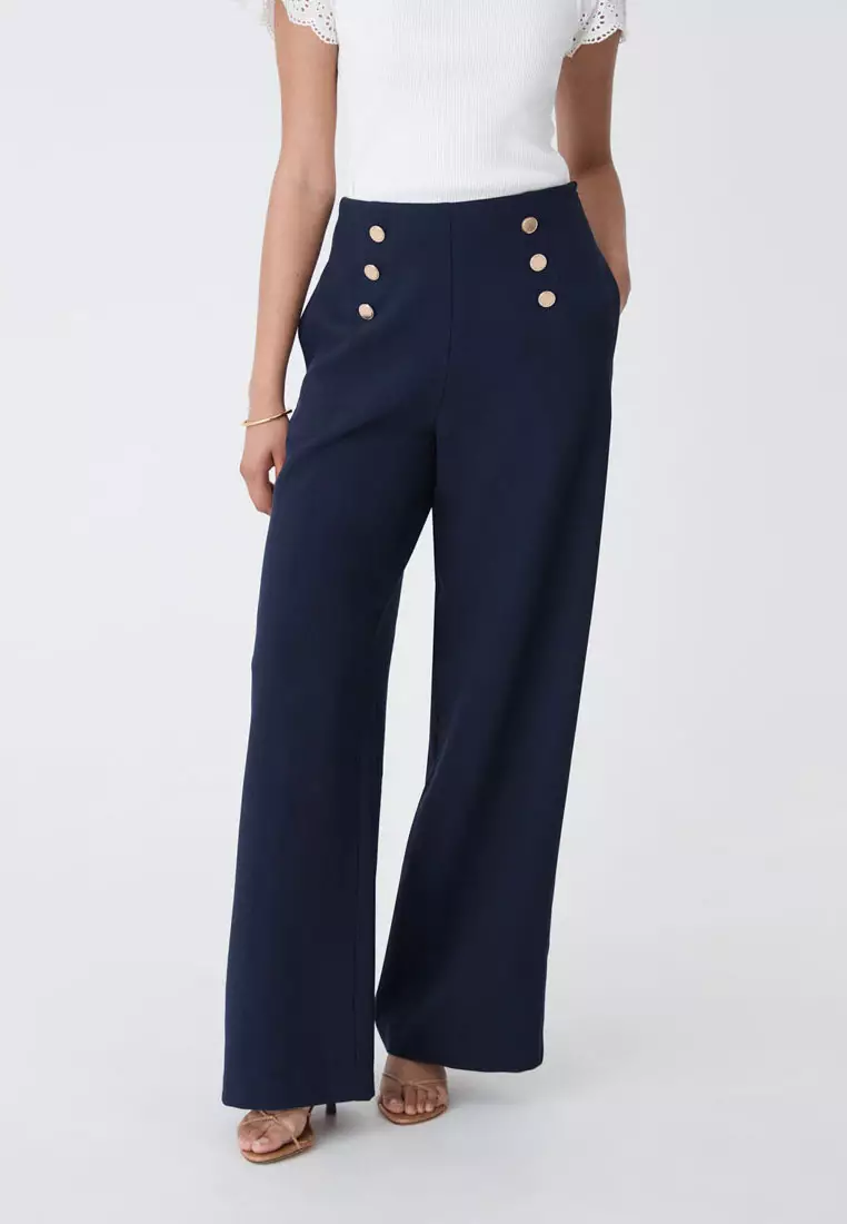 Evie Wide Leg Sailor Pants