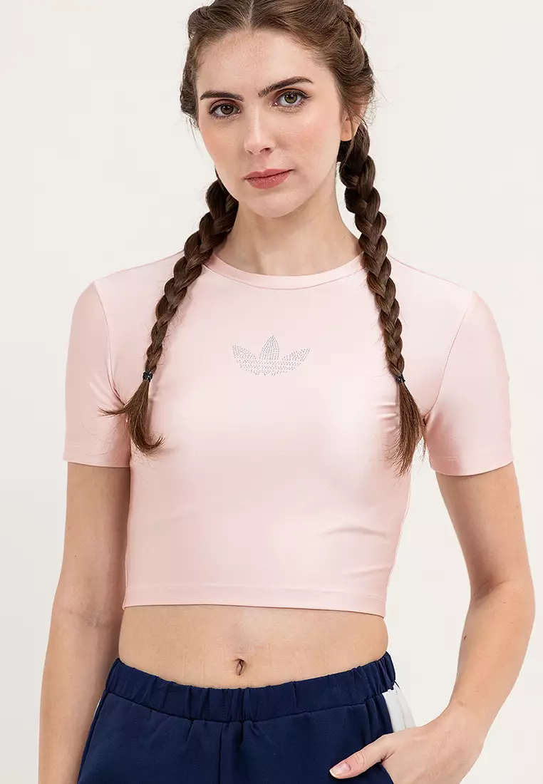 Rhinestone Trefoil T-Shirt