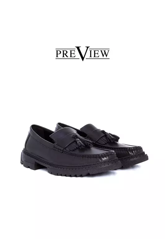Preview Cresol Tassel Combat Loafers for Men
